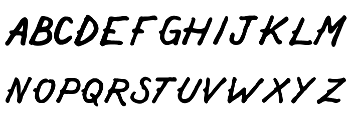 Sailor Beware Regular Font LOWERCASE