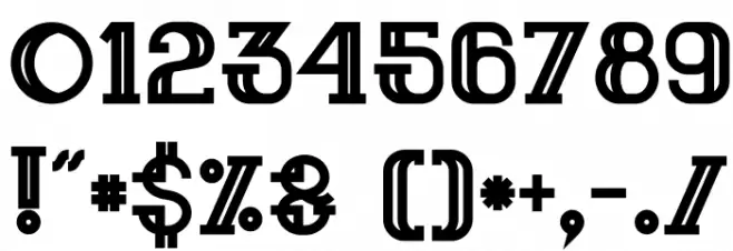 Sailor Bold Font OTHER CHARS