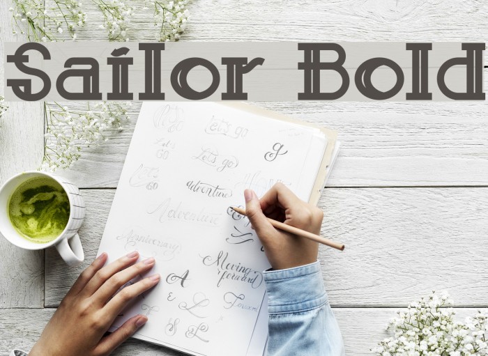 Sailor Bold Font examples