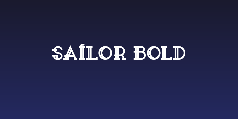 Sailor Bold Social Header