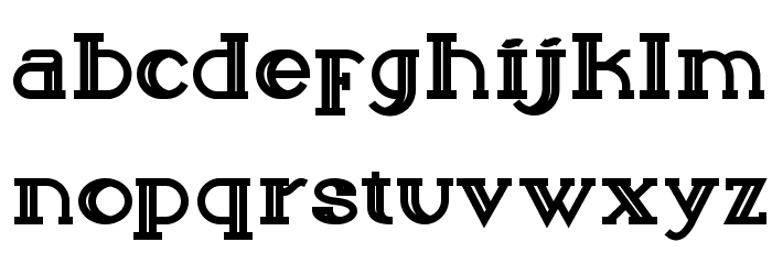Sailor Bold Font LOWERCASE
