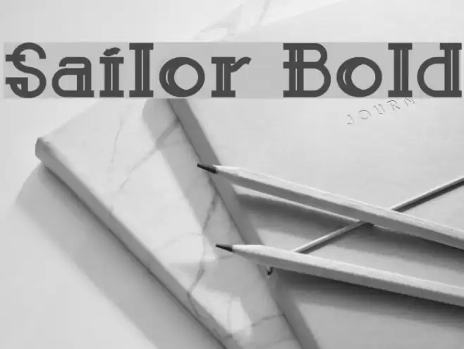 Sailor Bold Font examples