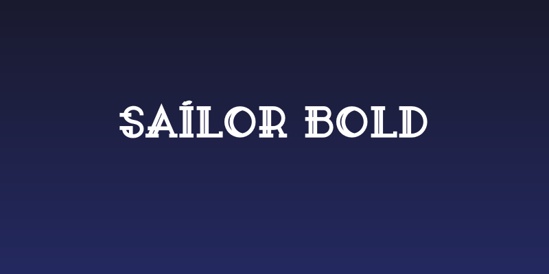 Sailor Bold Social Header