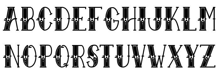 Sailor Larry - Extra Fancy Font LOWERCASE