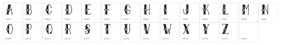 Sailor Larry - Extra Fancy Character Map