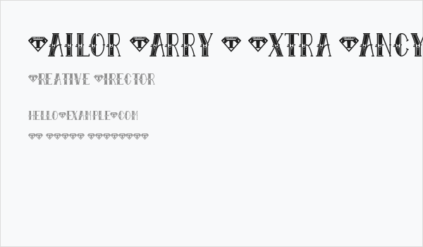 Sailor Larry - Extra Fancy Business Card