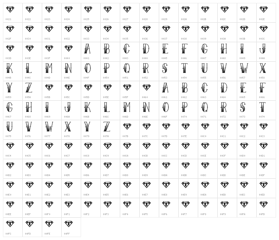 Sailor Larry - Fade Character Map