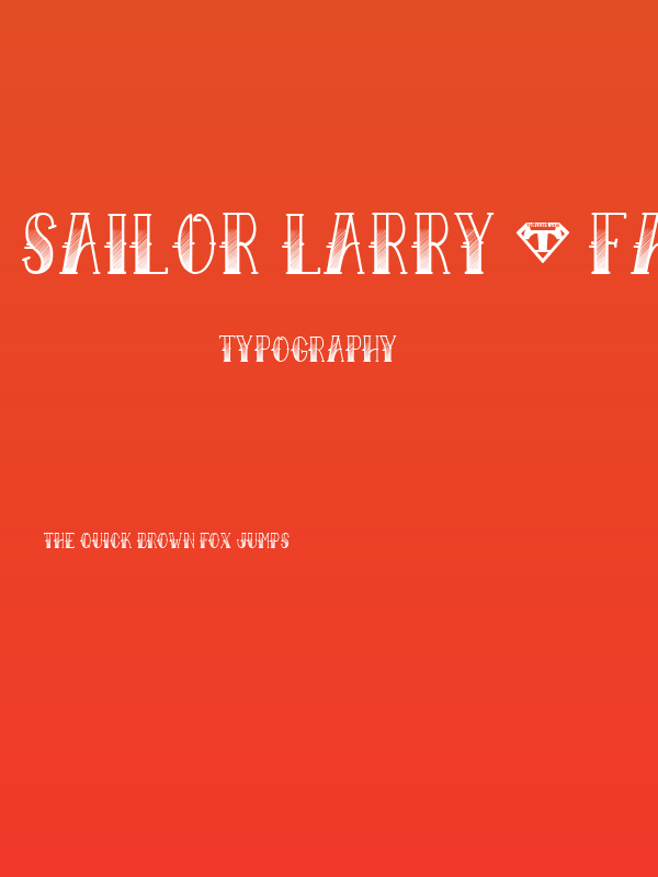 Sailor Larry - Fade Poster