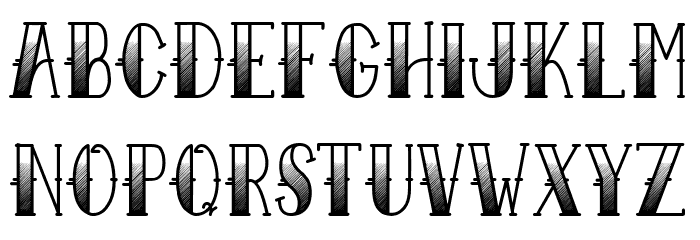 Sailor Larry - Fade Font LOWERCASE