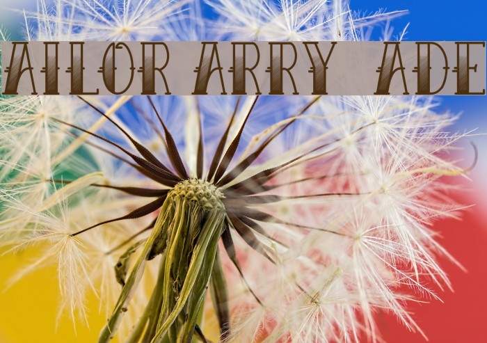 Sailor Larry - Fade Font examples