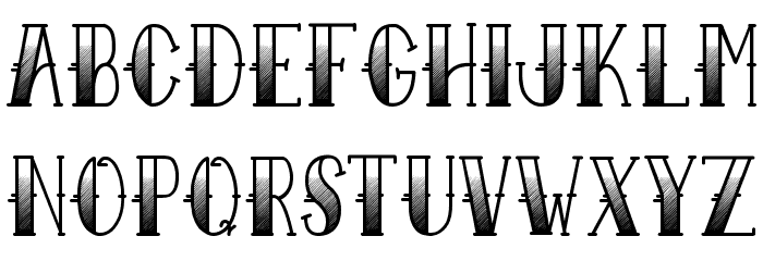 Sailor Larry - Fade Font LOWERCASE