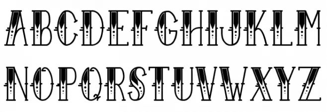 Sailor Larry - Fancy Schriftart Groß