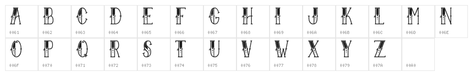 Sailor Larry Fancy Character Map