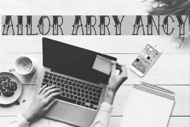 Sailor Larry Fancy フォント examples