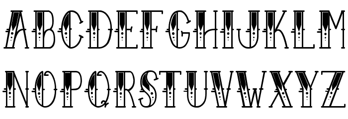 Sailor Larry Fancy Font LOWERCASE