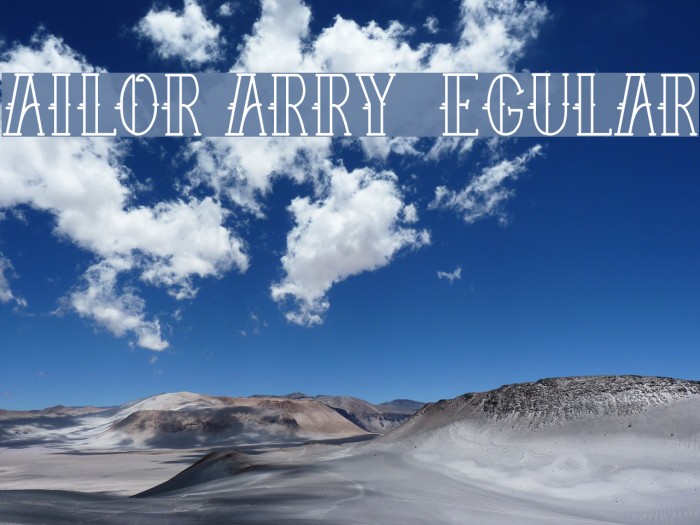 Sailor Larry - Regular Font examples