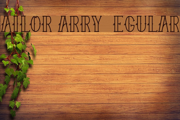 Sailor Larry - Regular Font examples