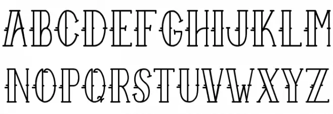 Sailor Larry Schriftart Groß