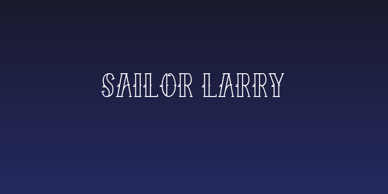 Sailor Larry Social Header
