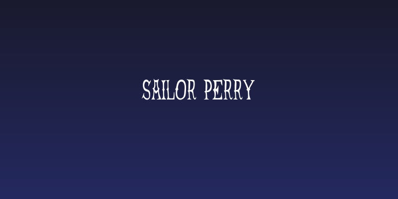 Sailor Perry Social Header