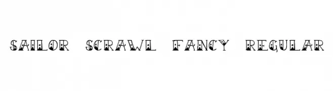 Sailor Scrawl Fancy Regular  Frei Schriftart Herunterladen
