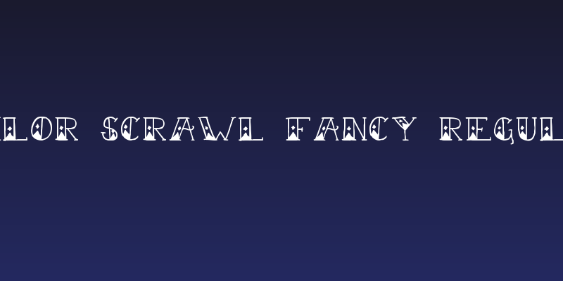 Sailor Scrawl Fancy Regular Social Header