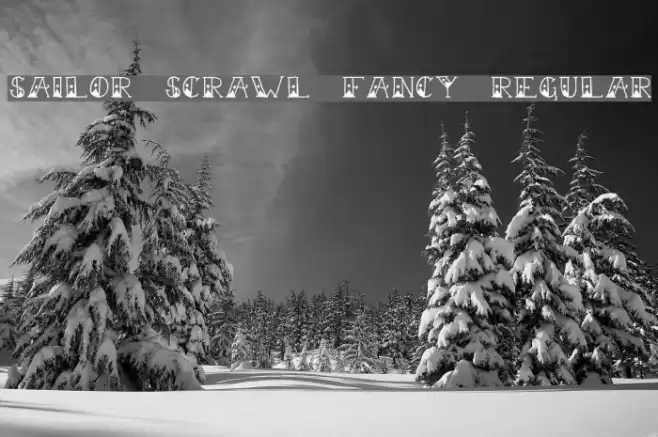 Sailor Scrawl Fancy Regular Font examples