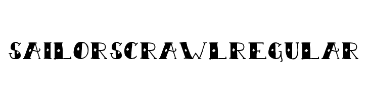 Sailor Scrawl Regular Schriftart