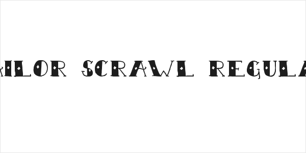 Sailor Scrawl Regular Logo