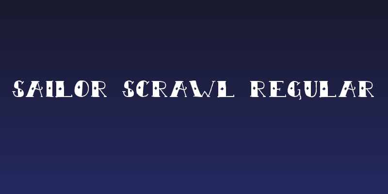 Sailor Scrawl Regular Social Header
