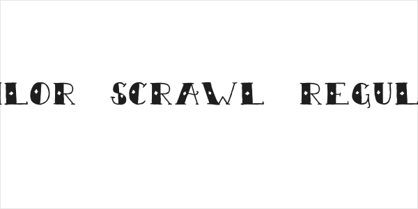 Sailor Scrawl Regular Logo