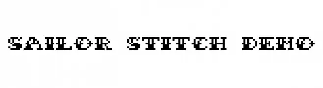 Sailor Stitch Demo  font caratteri gratis