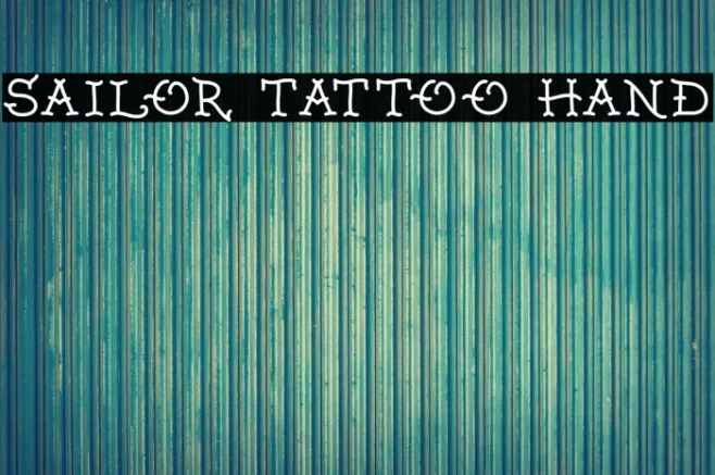 Sailor Tattoo Hand Example 1