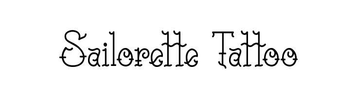 Sailorette Tattoo  नि: शुल्क फ़ॉन्ट्स डाउनलोड