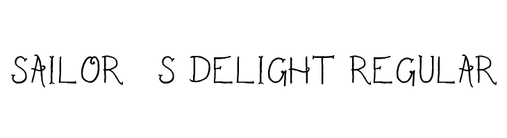 Sailor's Delight Regular Font