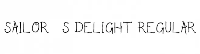 Sailor's Delight Regular  Frei Schriftart Herunterladen