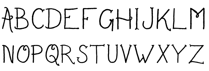 Sailor's Delight Regular Font LOWERCASE