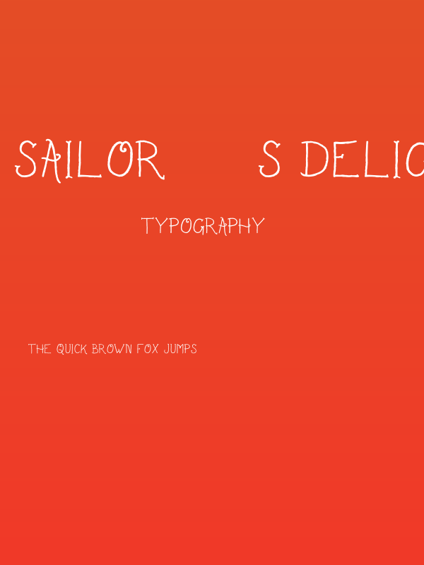 Sailor's Delight Regular Poster