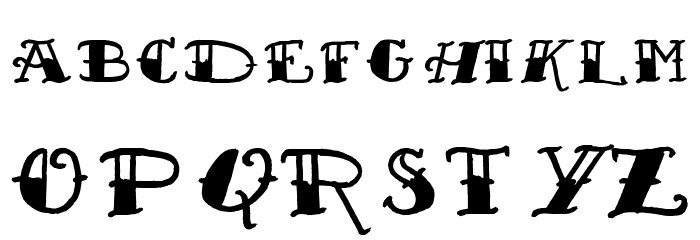 Sailor's Fat Tattoo Script Demo by Out of Step Font Company Font LOWERCASE
