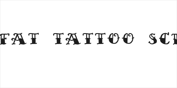 Sailor's Fat Tattoo Script Demo Logo