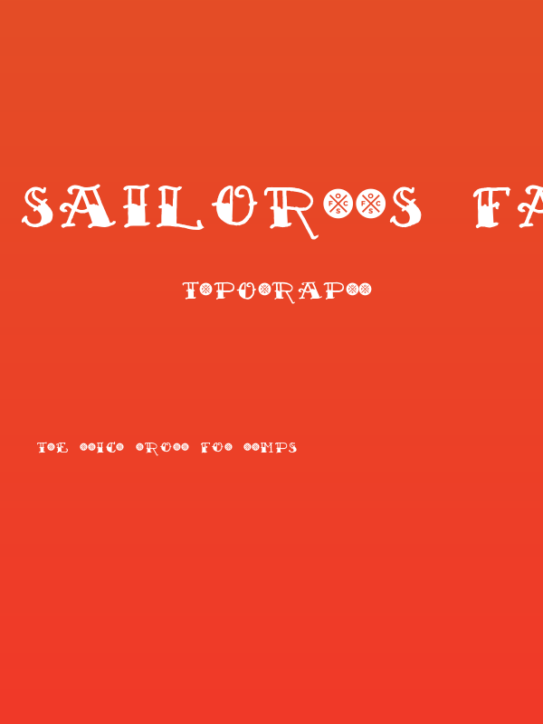 Sailor's Fat Tattoo Script Demo Poster