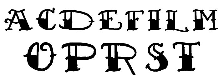 Sailor's Fat Tattoo Script Demo Font LOWERCASE