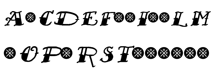 Sailor's Fat Tattoo Script Italic Demo Font OTHER CHARS
