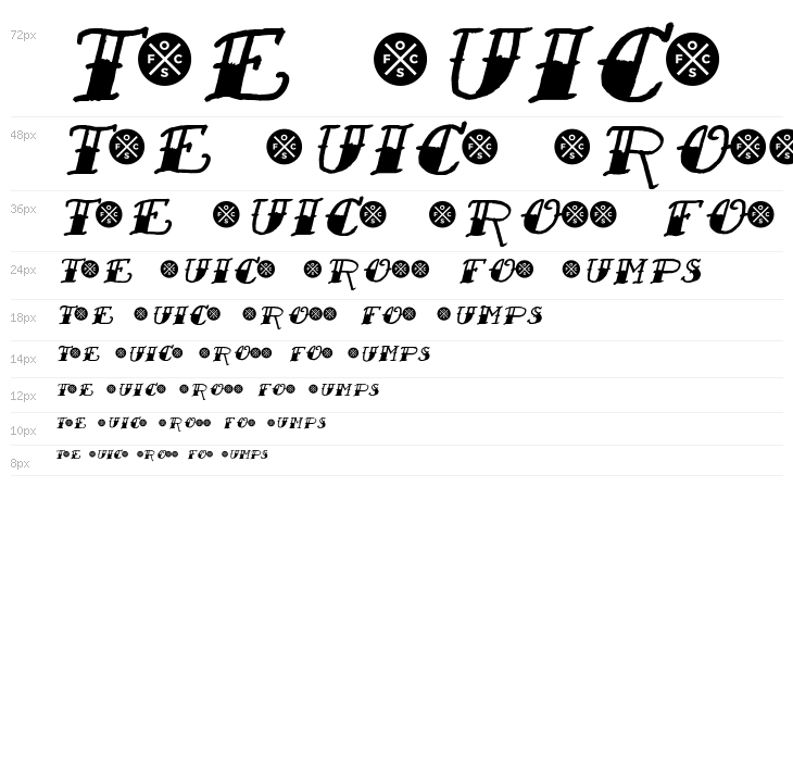 Sailor's Fat Tattoo Script Italic Demo Waterfall