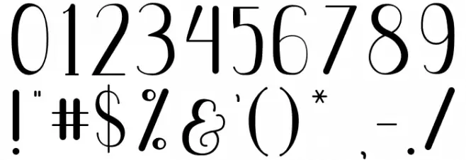 Sailyme Font OTHER CHARS