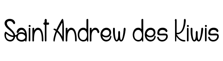 Saint Andrew des Kiwis Font