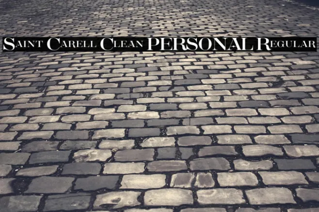 Saint Carell Clean PERSONAL Regular Example 1