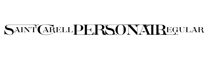 Saint Carell PERSONAL Regular  لخطوط تنزيل