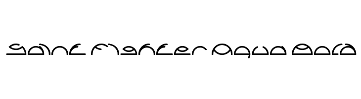Saint Fighter Aqua Bold  font caratteri gratis