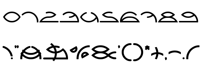 Saint Fighter Aqua Bold Font OTHER CHARS